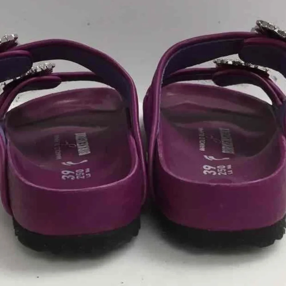 Manolo Blahnik x Birkenstock Arizona sandals Size 39 SEE PIC OF SIZE - Picture 5 of 5